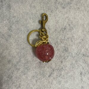 Pink Apple Bag Charm